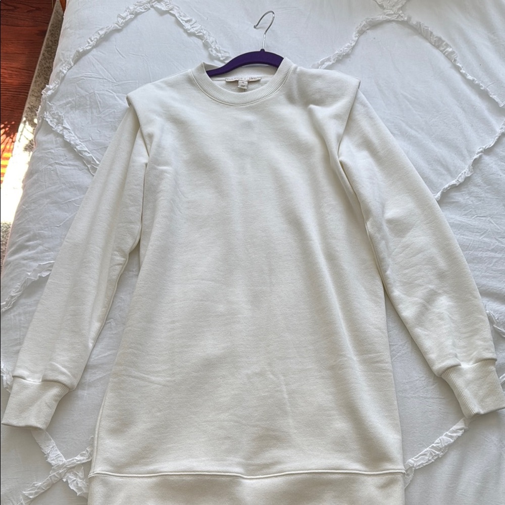 Culpos x INC white sweater dress